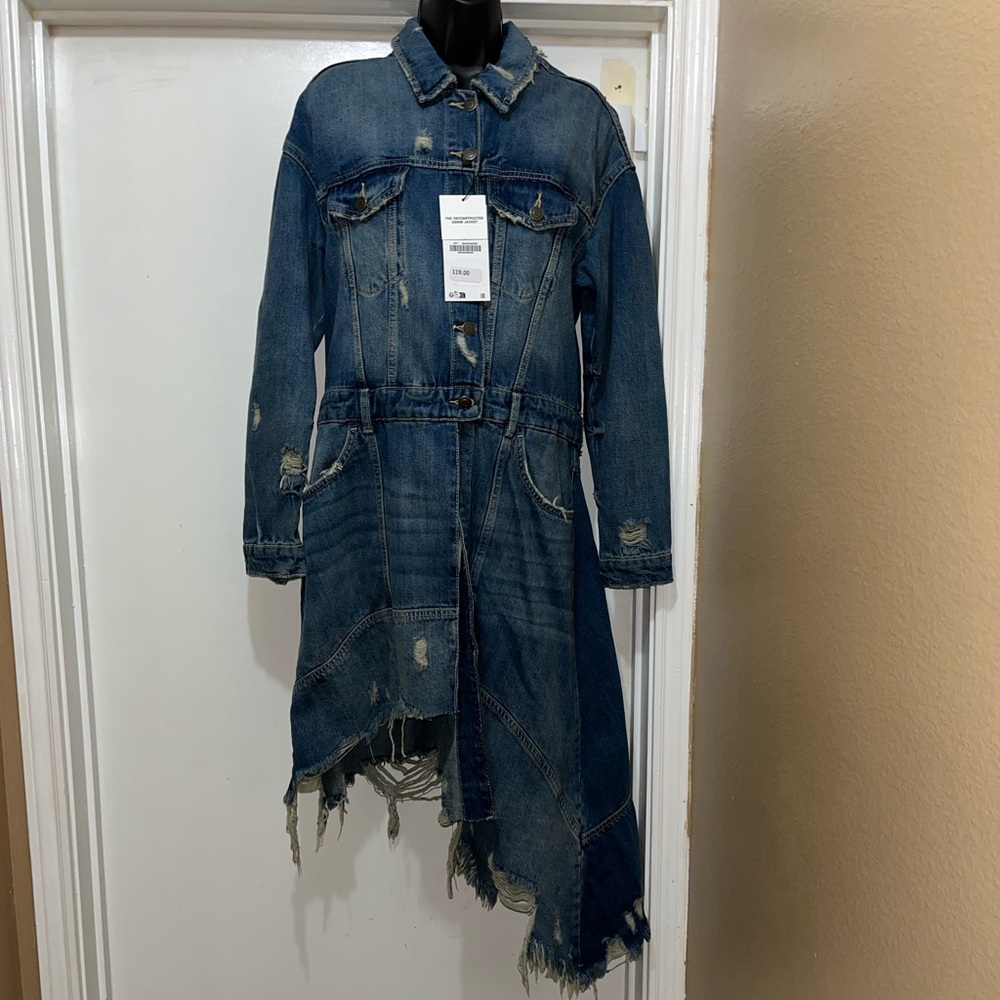 FABULOUS ZARA DISTRESSED DENIM DRESS! Non negotiable!